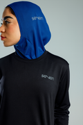 Navy blue hijab dri-fit